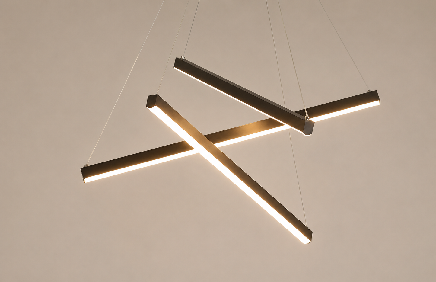 Modern Chandelier, 3 to 9 Bar Pendant Light for Living Room Ceiling