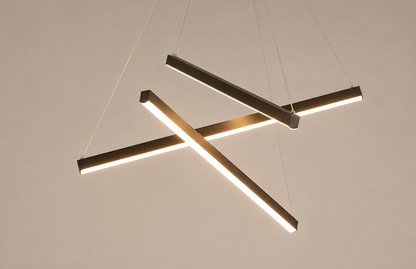 Modern Chandelier, 3 to 9 Bar Pendant Light for Living Room Ceiling