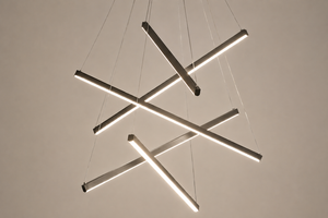 Modern Chandelier, 3 to 9 Bar Pendant Light for Living Room Ceiling