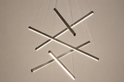 Modern Chandelier, 3 to 9 Bar Pendant Light for Living Room Ceiling