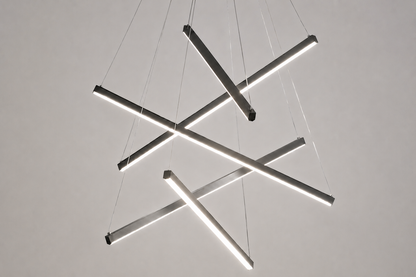 Modern Chandelier, 3 to 9 Bar Pendant Light for Living Room Ceiling