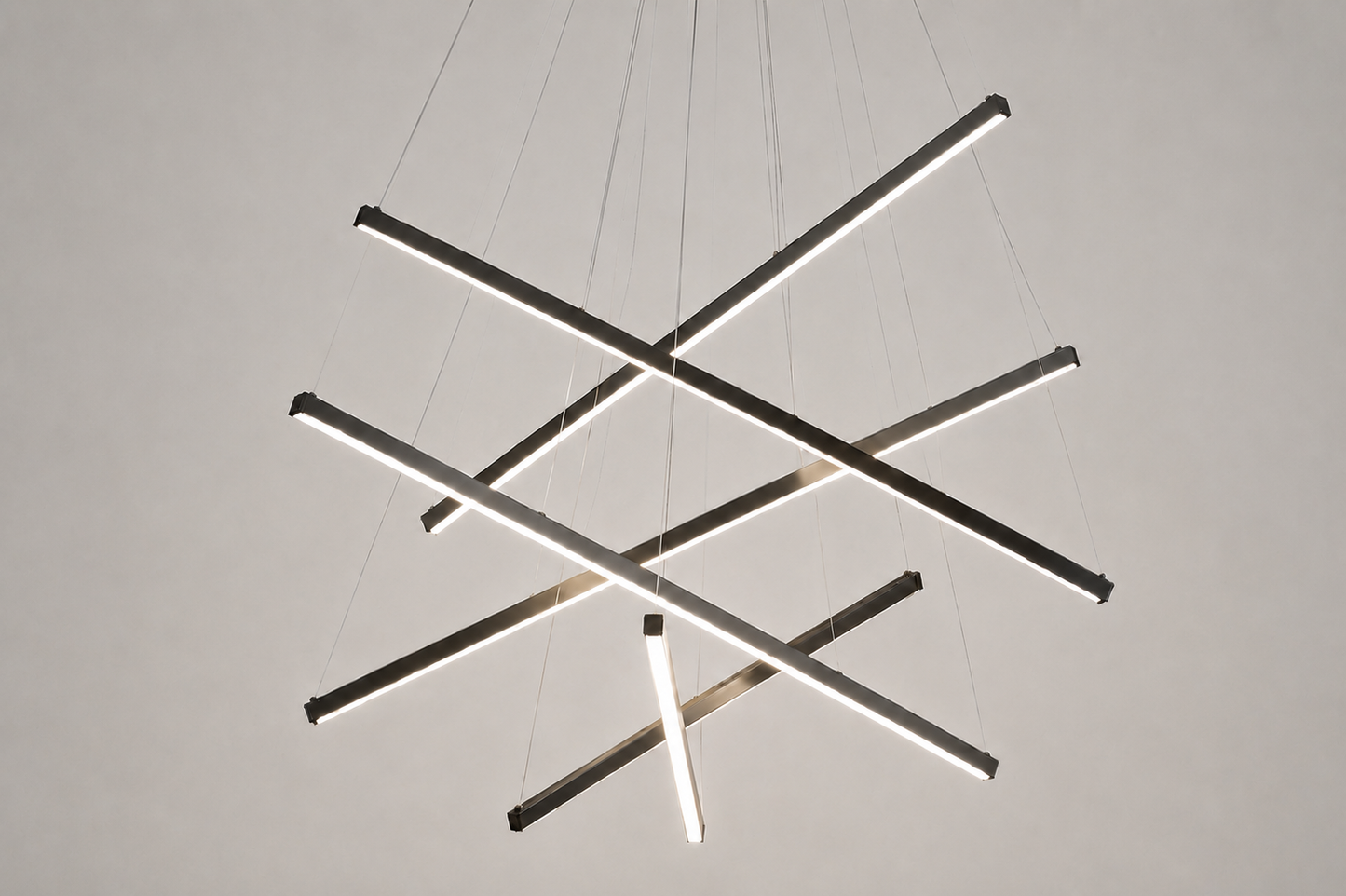 Modern Chandelier, 3 to 9 Bar Pendant Light for Living Room Ceiling