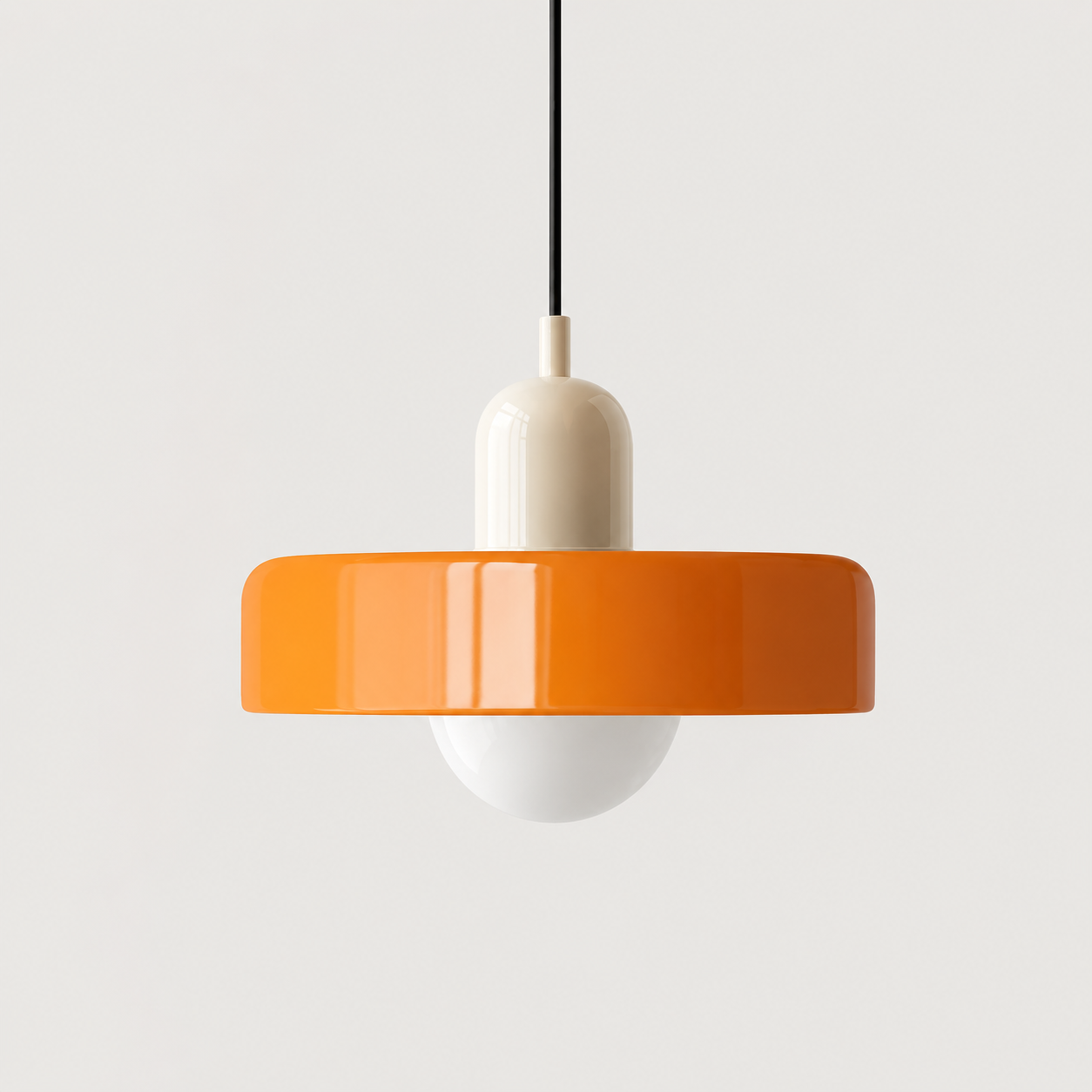 Retro 70's Dish Style Light Pendant