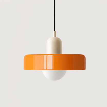 Retro 70's Dish Style Light Pendant