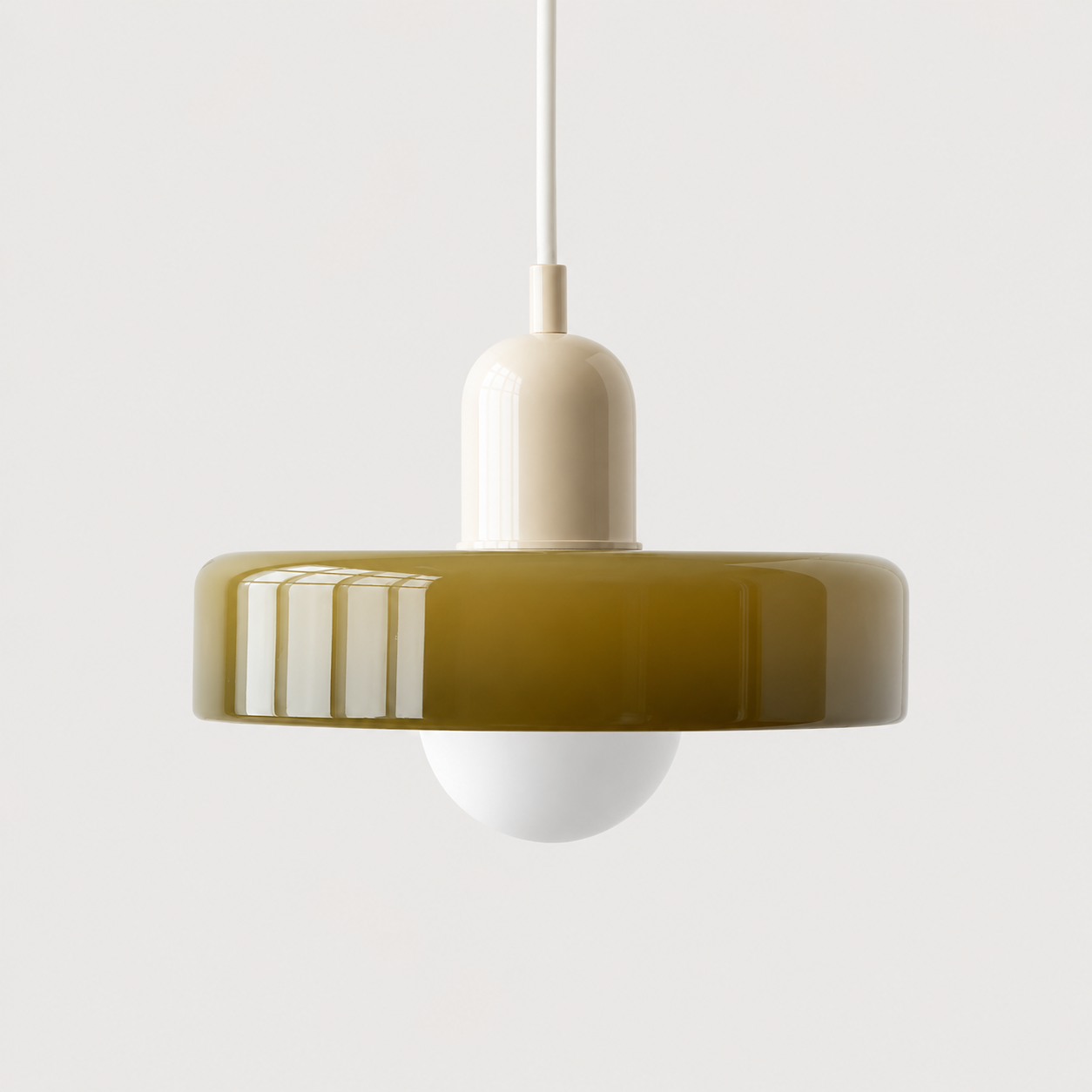 Retro 70's Dish Style Light Pendant