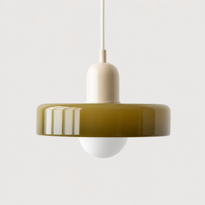 Retro 70's Dish Style Light Pendant