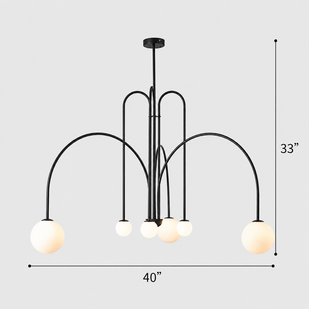 Modern Sprout Chandelier