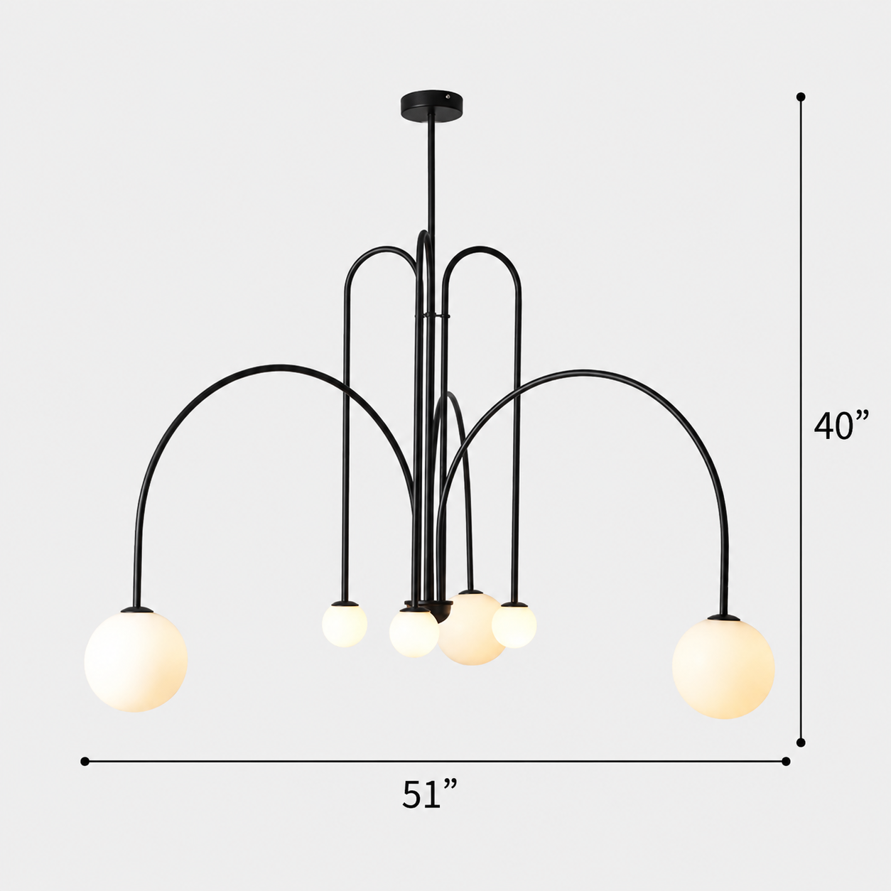 Modern Sprout Chandelier