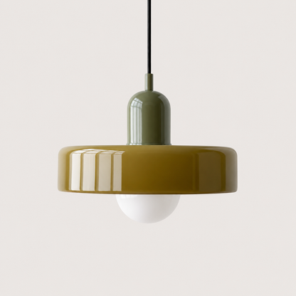 Retro 70's Dish Style Light Pendant