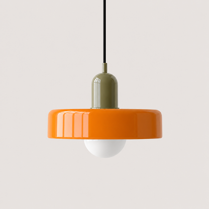 Retro 70's Dish Style Light Pendant