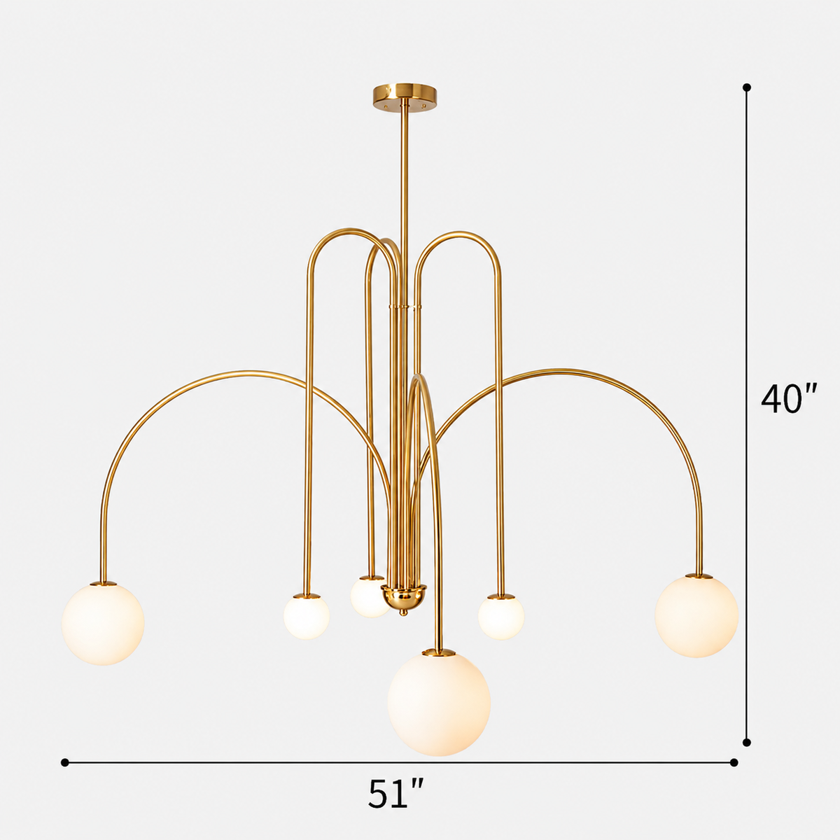 Modern Sprout Chandelier