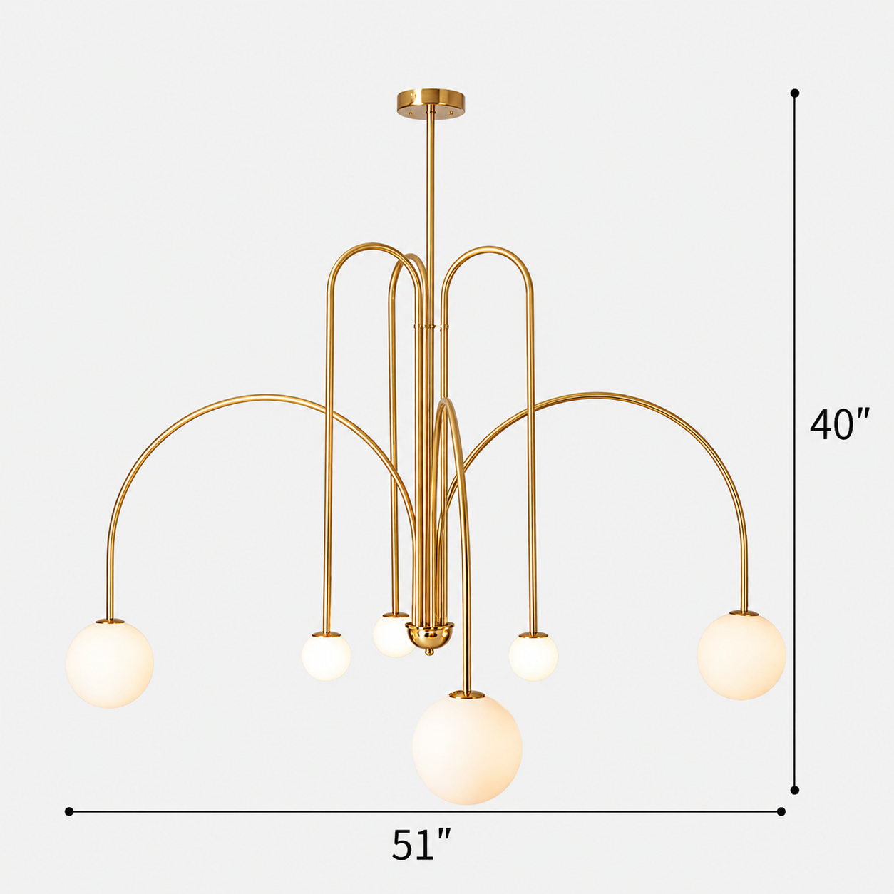 Modern Sprout Chandelier