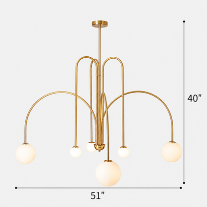 Modern Sprout Chandelier