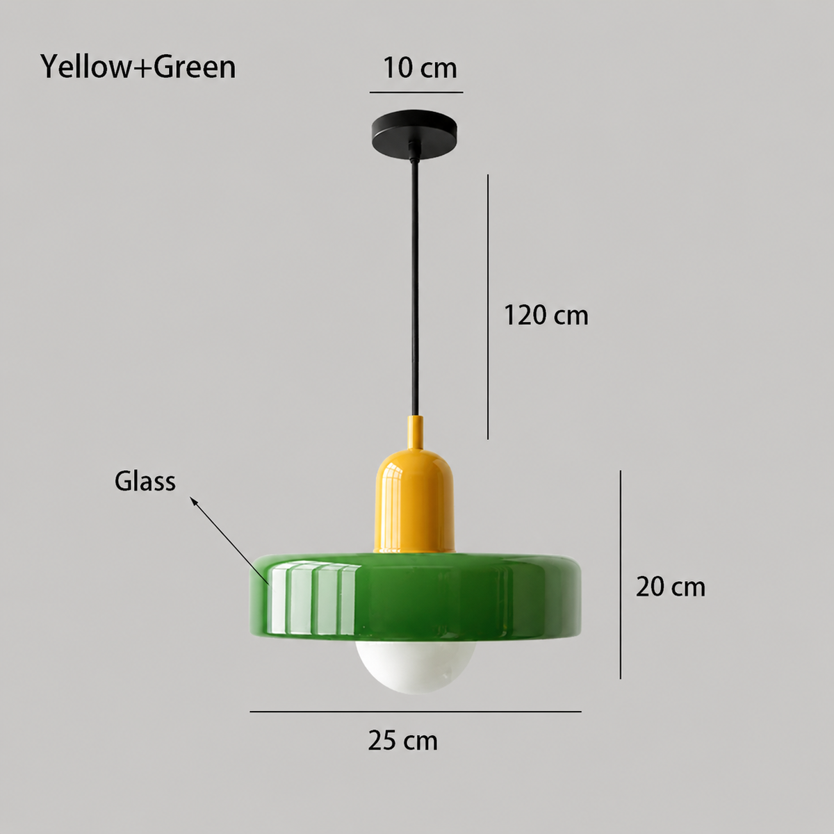 Retro 70's Dish Style Light Pendant