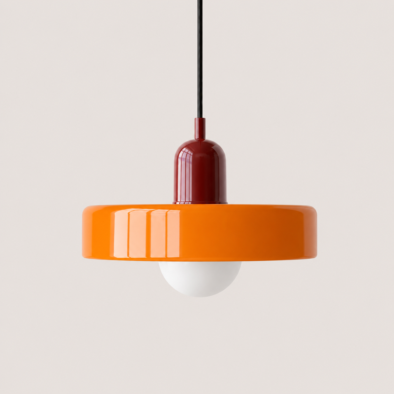 Retro 70's Dish Style Light Pendant