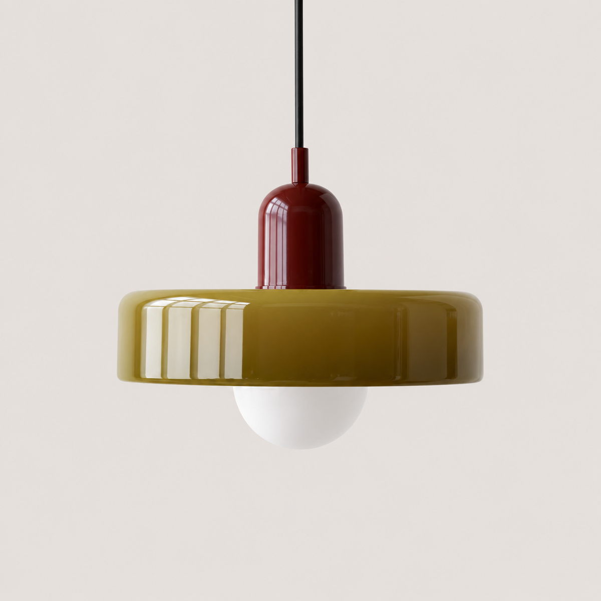 Retro 70's Dish Style Light Pendant