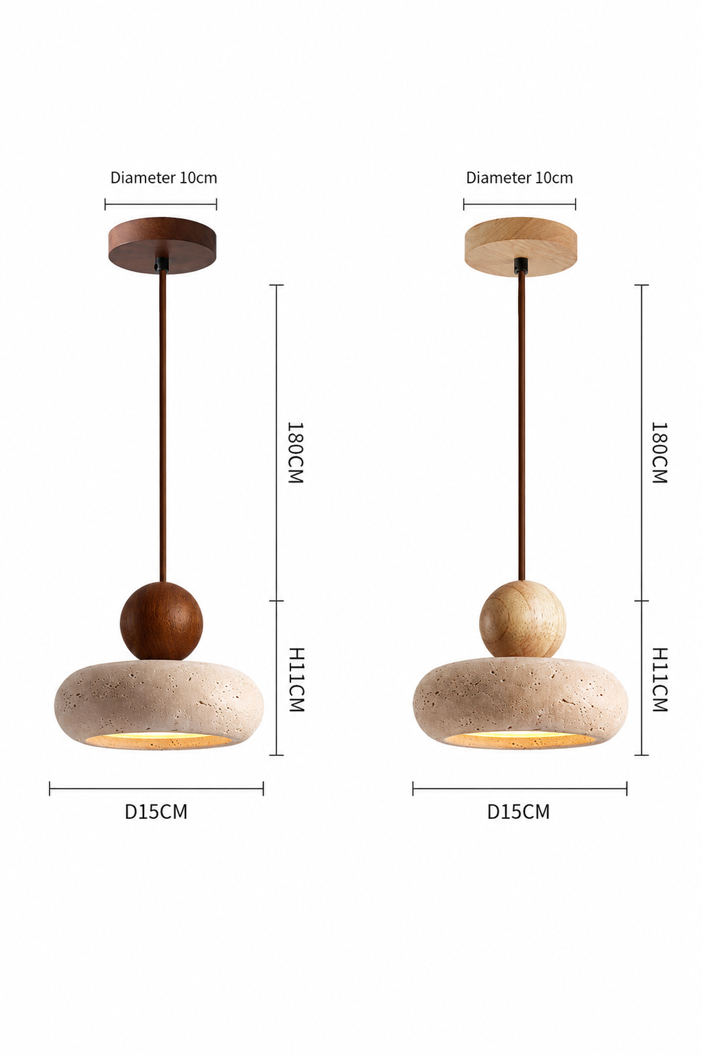 Modern Stone Light Pendant