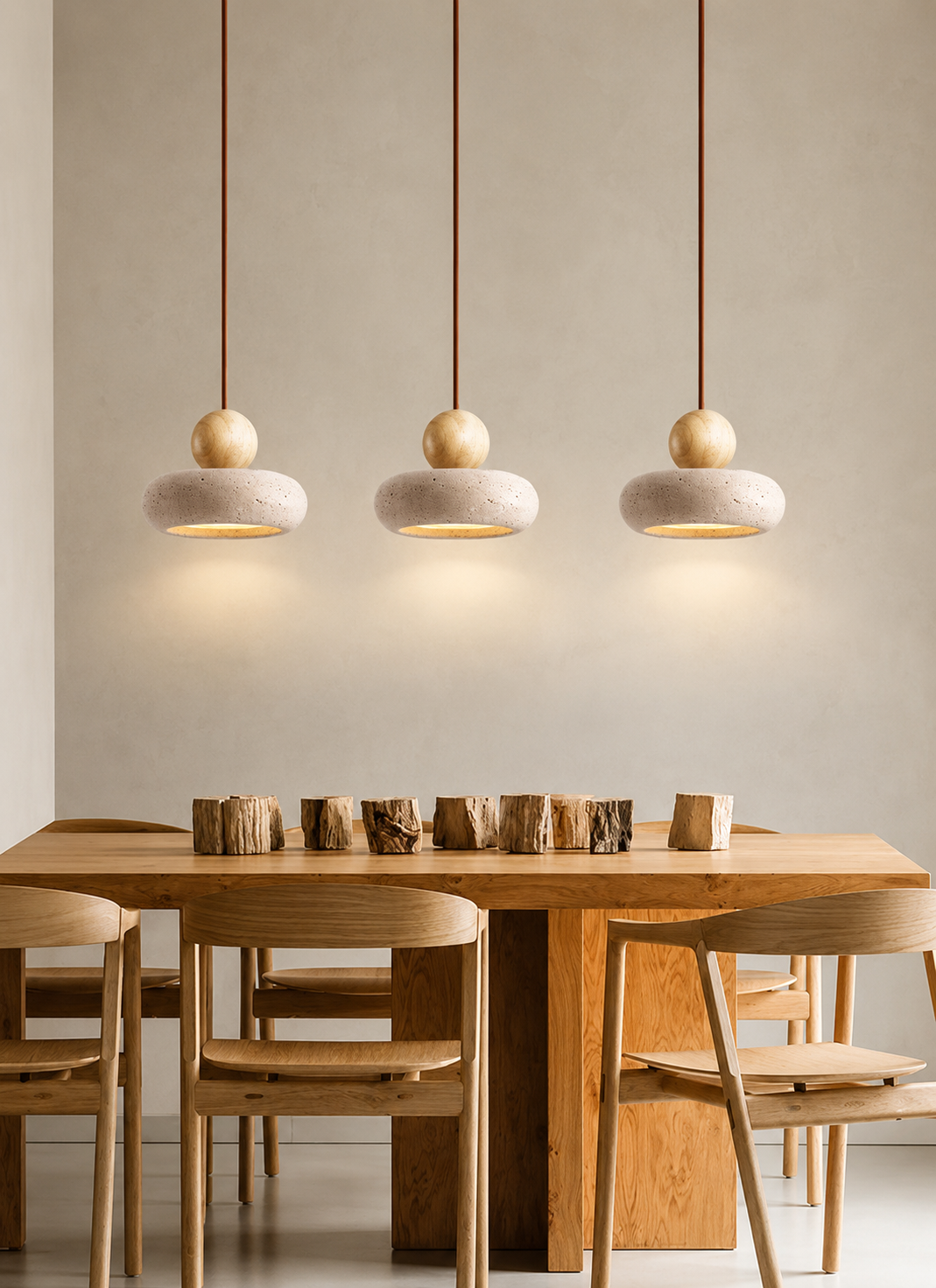 Modern Stone Light Pendant