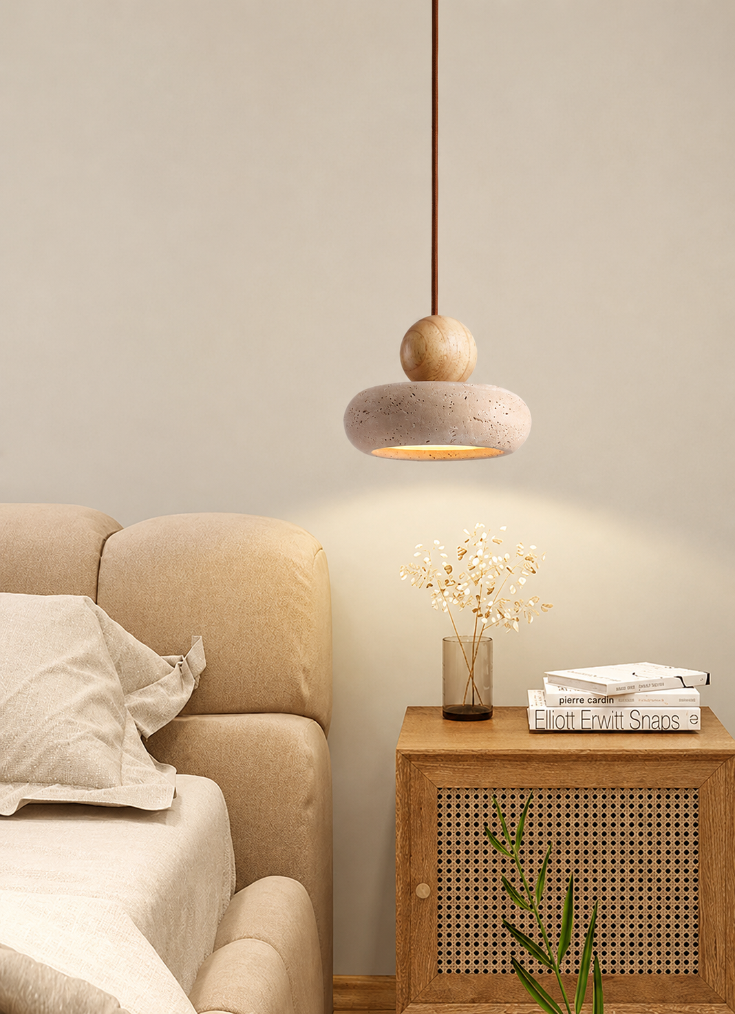 Modern Stone Light Pendant