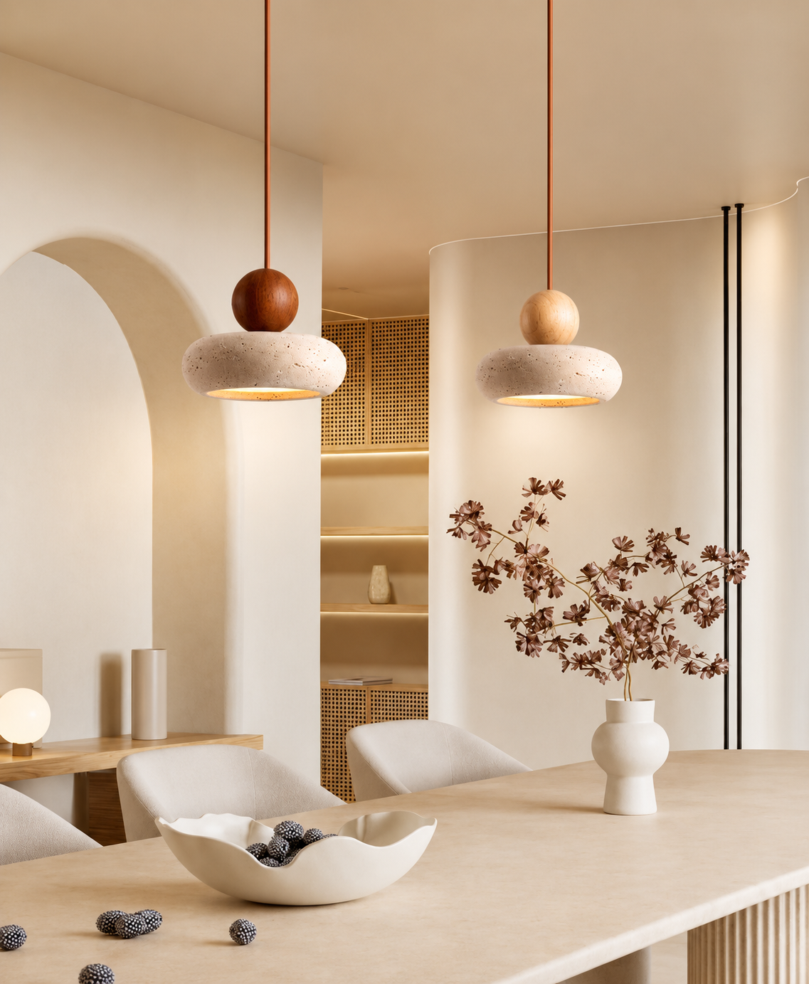 Modern Stone Light Pendant