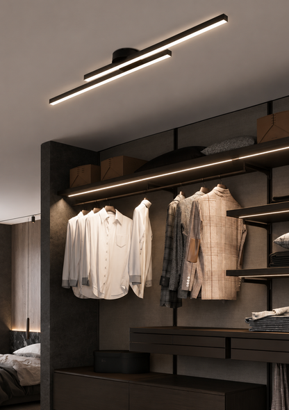 Twin-Bar Ceiling Light
