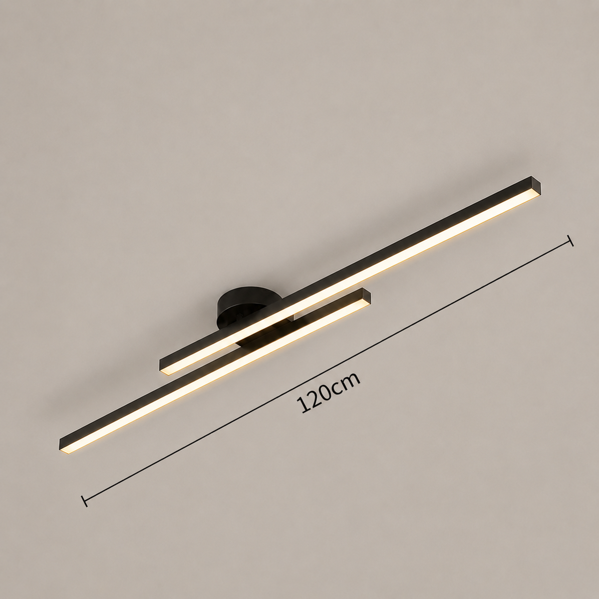 Twin-Bar Ceiling Light