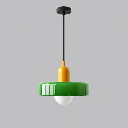 Retro 70's Dish Style Light Pendant