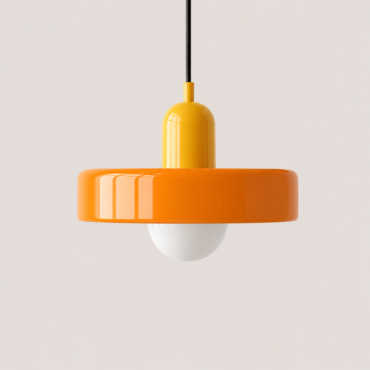 Retro 70's Dish Style Light Pendant